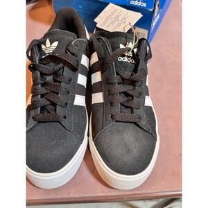 adidas Campus Vulc J Black/White/Gum, Size 7 Kids Unisex